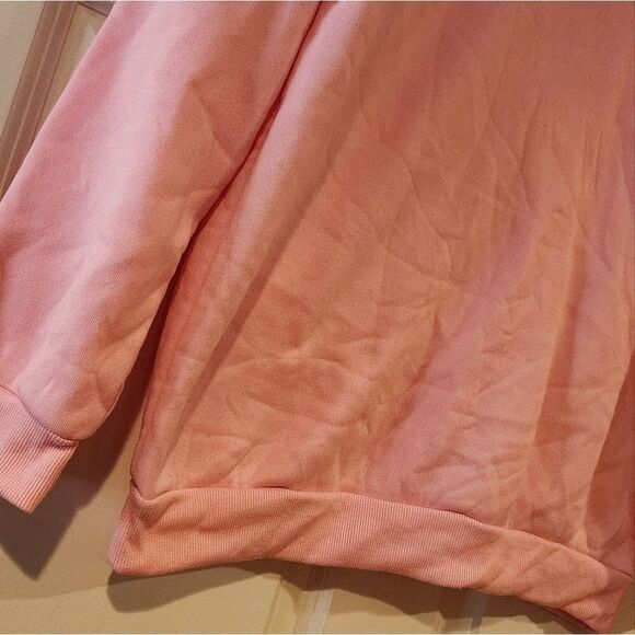 Shein pink fleece lined sweatshirt XL - Picture 4 of 5